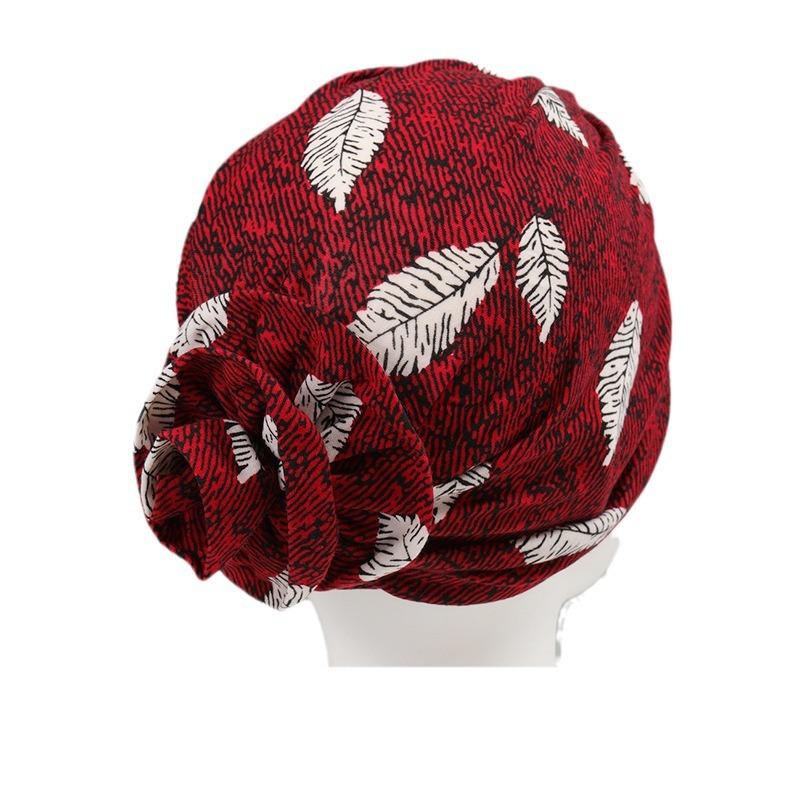 Adult Hat Women's Autumn and Winter Versatile Pullover Hat Multicolor Indian Hat Baotou Hat Women
