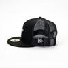 New Era 9FIFTY Black White Snapback Mesh NBA Miami Heat & Cap,