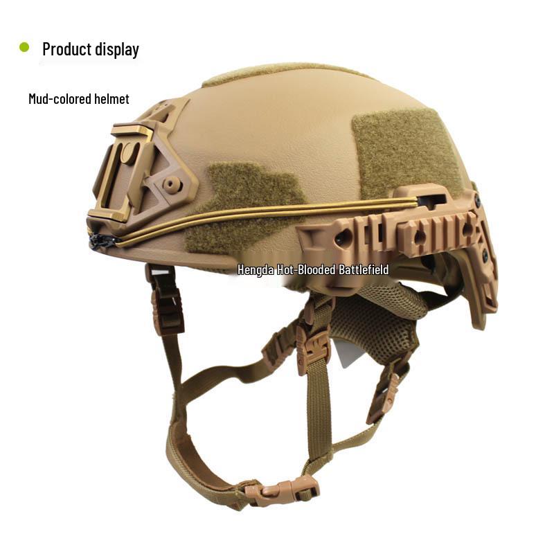 Тактический шлем Wendy EX для наружного использования с утолщенной губчатой подкладкой толщиной 7 мм и рельсовой системой 3.0 для контроля массовых беспорядков. One Size