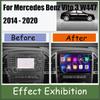 Carplay Android For Mercedes Benz Vito 3 W447 2014 - 2020 Car Radio Video Player Multimedia GPS Bluetooth Carplay QLED WIFI