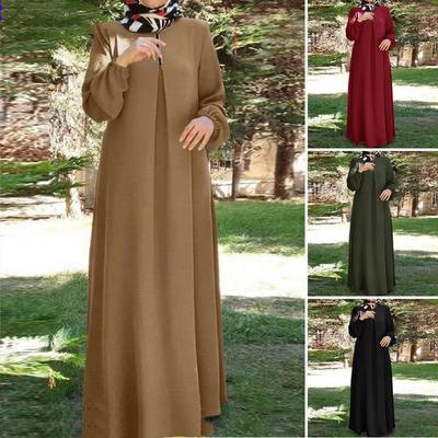 New Womens Abaya Dubai Muslim Dress Kaftan Jilbab Dubai Party Islamic Formal Long Robe