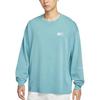 Nike Sportswear Loose Thick Round Neck Dopamine Long Sleeve T-Shirt Men Tops Denim-Blue Green HQ0893464