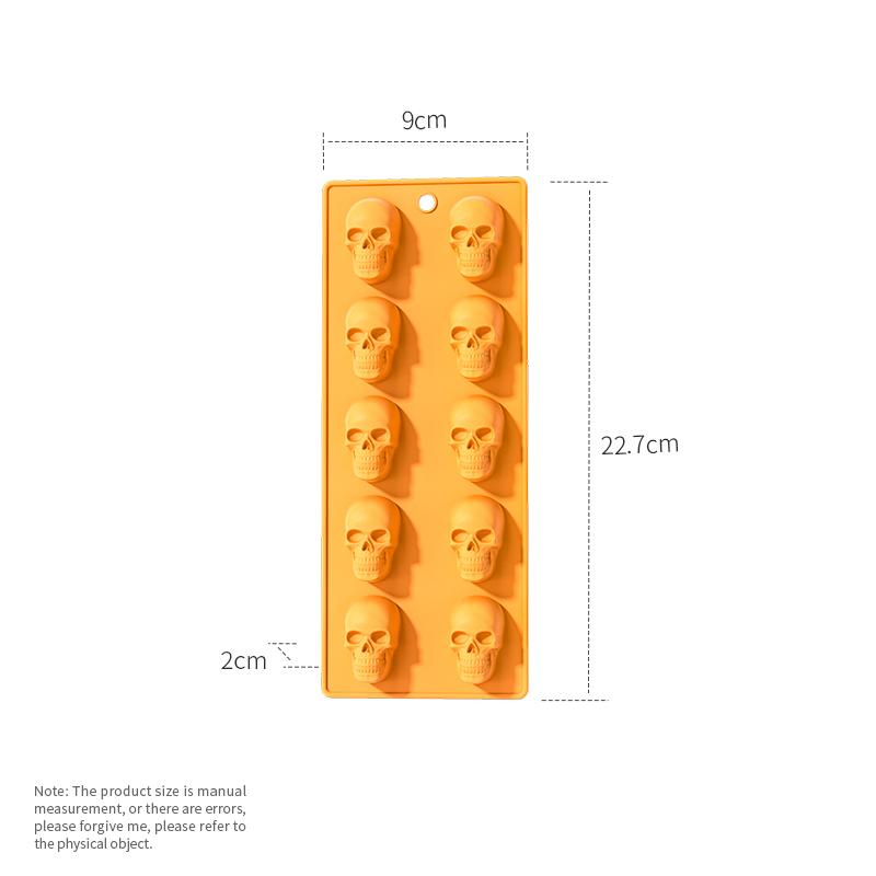 

Silicone Halloween Ghost Pumpkin Baking Mold Set Non-Stick Chocolate Jelly Fondant Cake Baking mold for Party Gift Handmade Soap