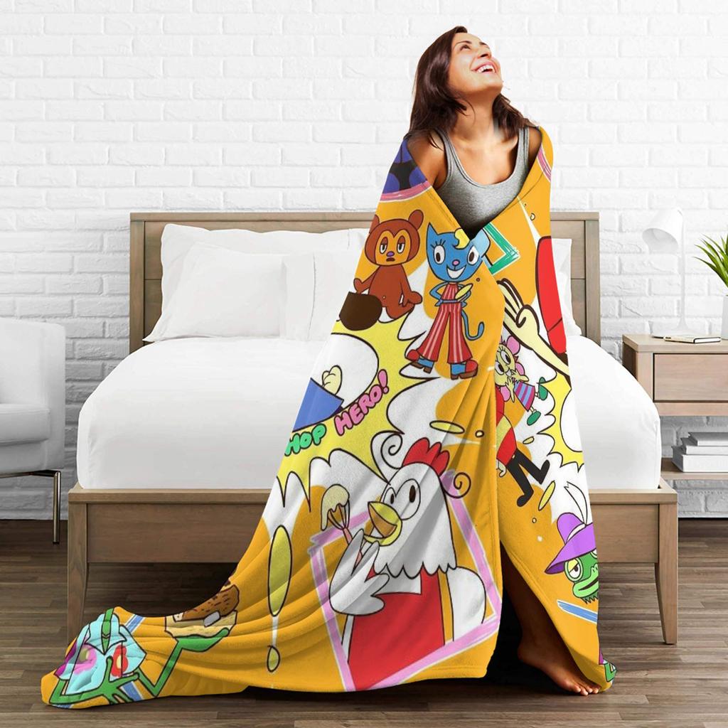 Parappas Print-Decke für Männer Frauen Warm Gemütlich Flauschig Überwurfdecken für Bett 50x60 Zoll Mehrere Größen