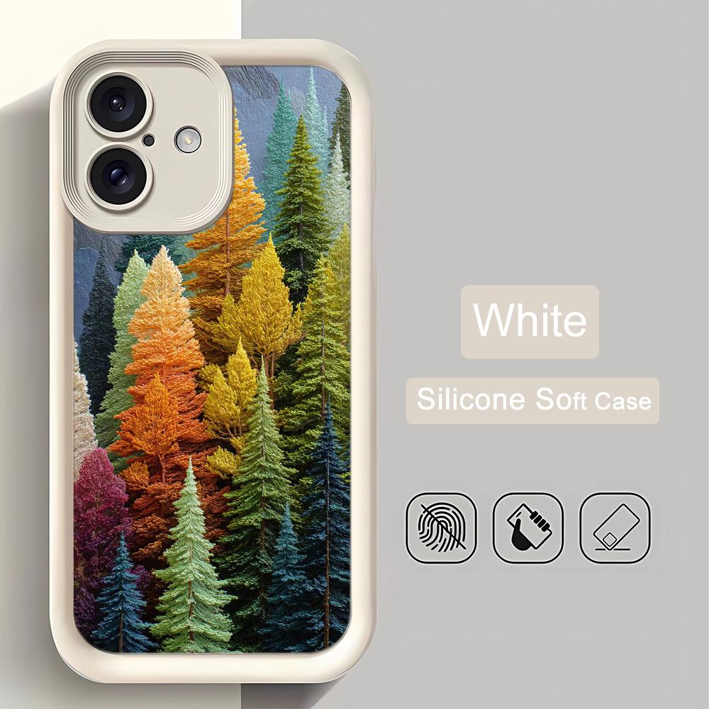 

Colorful Forest Phone Case For IPhone 17 Air 16 15 14 13 12 11 Pro Max Cover For IPhone 16 15 14 Plus Case Cover Funda Bumber iphone 11 Pro