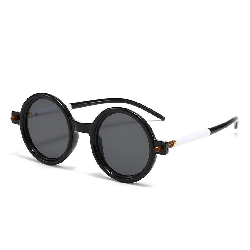 

Новые Солнцезащитные Очки Женские Модные Круглая Оправа Анти-Синий Свет Плоское Зеркало Мужские Трендовые Уличные Солнцезащитные Очки Украшение для Отпуска Очки