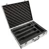 KTV Stage Portable Aluminum Carrying Case for Wireless Handheld Microphones - Shockproof & Drop-proof Protection