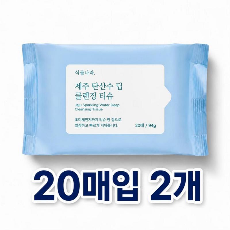 Plant Nara Jeju Sparkling Water Deep Cleansing Tissues, 2 pcs