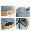 Denim Material Denim Brimless Cap Cute Bear Ears Unisex Toddler Hat Bear Ears Beanie  Outdoor Wear