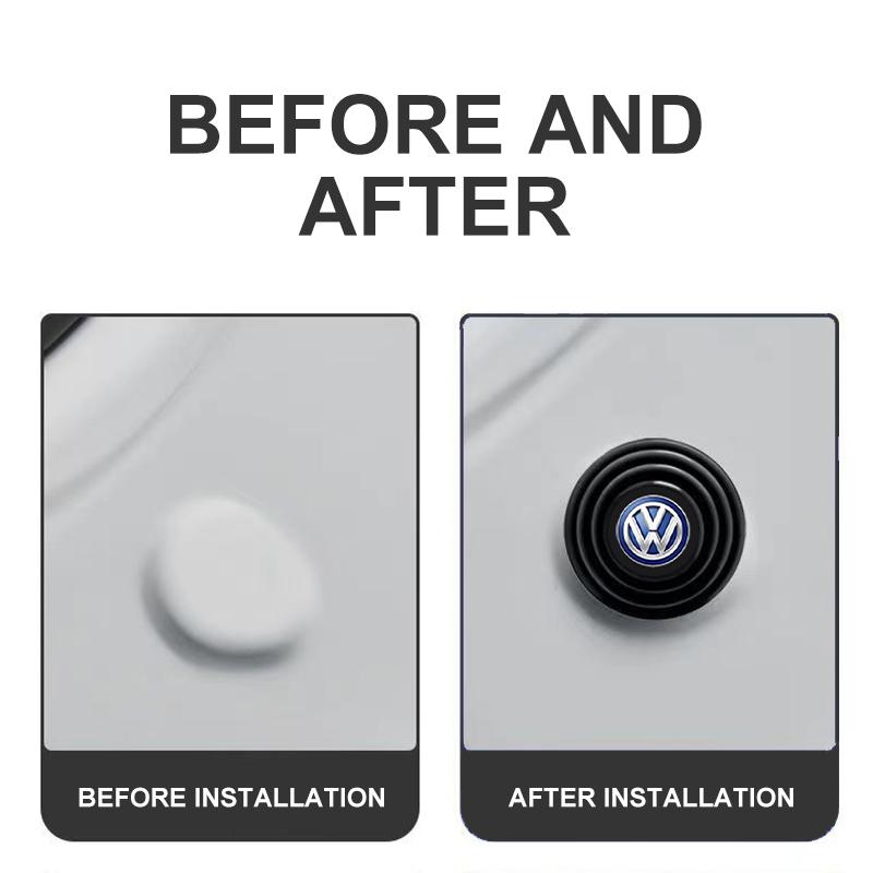 Car Door Anti-Collision Silicone Pads Shock Absorber Gasket Suitable For Volkswagen Golf-7 4 5 6 CC T-ROC Sharan Passat B5 6 7 Polos Tiguan