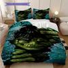 Green Hulk Breaks Through Wall Bedding 1 Duvet Cover 2 Pillowcase Without Core Soft And Comfortable Duvet Cover And Pillowcase