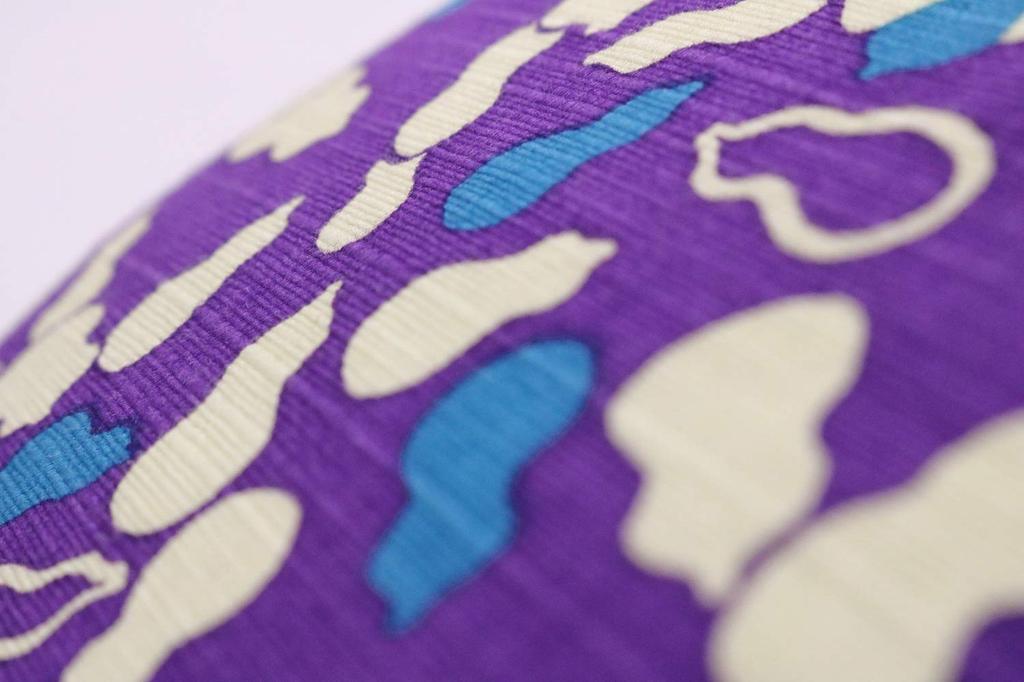 Kyosuke Made in Japan Cosmetic Pouch with Makeup 8 x x 12 Purple Gourd-Shaped Clasp, Pouch, 15.5 cm, Cotton,