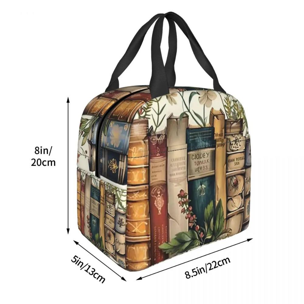 Borsa Termica Pranzo Floreale per Libri e Fiori per Donne Bambini Scatole per Alimenti a Prova di Perdite Borsa Termica Pranzo Borsa a Tote