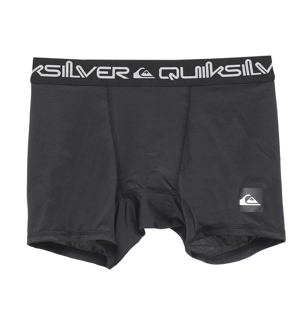 Amphibious inner shorts with a wave logo printed on the left hem