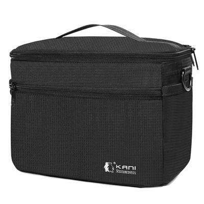 KANI Camera Bag Black L Size Inner Case Capacity Approximately 5L Shoulder Bag Detachable Shoulder Strap Nylon 810960 AC-017L