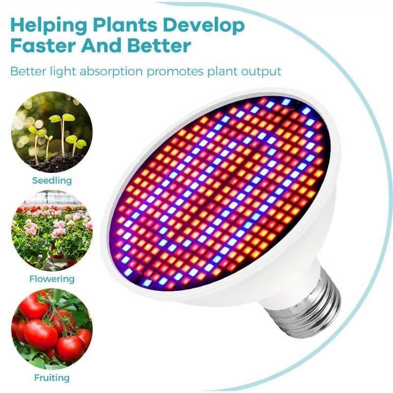 E27 Full Spectrum Plant Light Bulb Seedling Planting Supplementary Light Bulb Greenhouse Tent Succulent Hydroponic Box Vegetable Cultivation Light