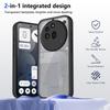 Nothing Phone 3A Pro Case Air Cushion Shockproof Silicone Bumper Clear Matte Back Cover Hard Phone Case for Nothing Phone 3A Pro