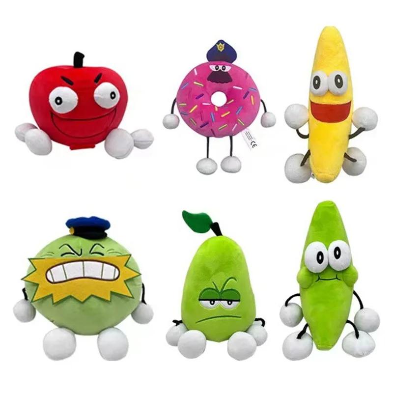 Shovelware Brain Game Roblox Plush Toy Cartoon Banana Donut Plush Stuffed Doll Decorative Pillow Children's Birthday Gift