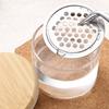 Glass Nail Brush Washer With Secure Lid And Mesh Filter For Gel Polishing Removal And Diy Tools