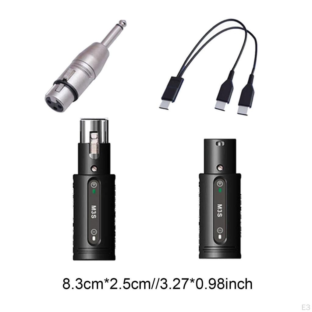 Microphone Transmitter Receiver System Stable Transmission Converter Mic Conversion Kit
