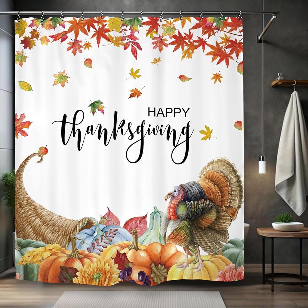 Abstract Matisse Flower Shower Curtain Retro Vintage Aesthetic Minimalist Black Modern Bathroom Set Accessories Decor with