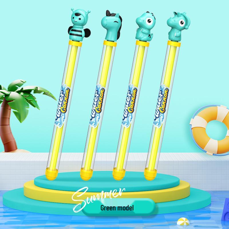 Cartoon Fireworks Water Gun: Pull-out Toy for Kids' Beach & Outdoor Water Play