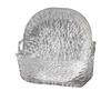 Water Ripple Plastic Dining Table Plate for Bones, Snacks, and Fruit