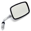 nakira CB400SF ZRX400 Nkr523 Super Easy to Slip Short Mirror Large Square 0.4 inch (10 mm) Positive Screws, Universal