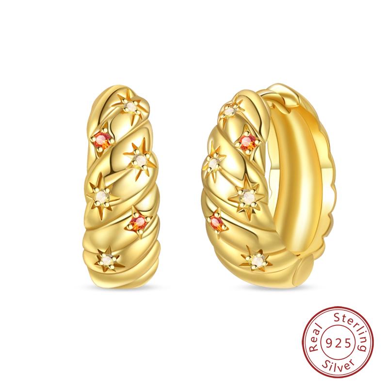 Luxus Goldene Muschel Seestern Perlen Ohrstecker 925 Silber Schmetterling Herzförmige Anhänger Perlenohrringe Für Frauen Party Schmuck