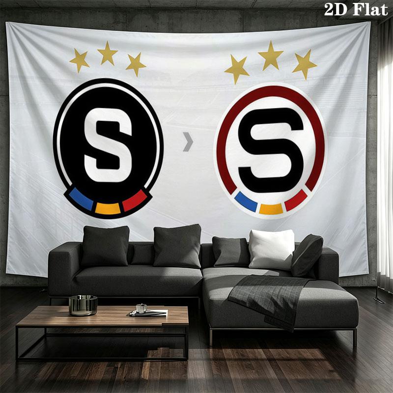 Iron Sparta Wall tapestry, aesthetic printed fabric blanket, suitable for bedroom, living room, and home decor.