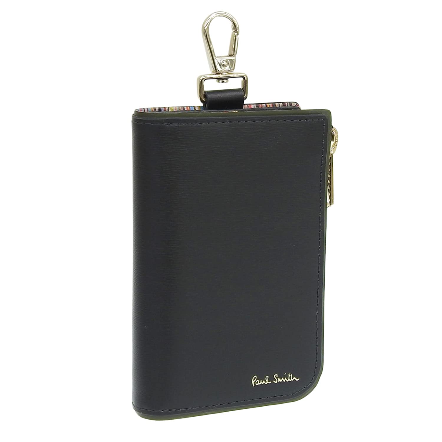 

Чехол для ключей Outlet Smart Key Case с кожаным чехлом Eggplant Scan Brand BPS422 [Paul Smith] мужской, многополосный (ТЕМНО-ЗЕЛЕНЫЙ/Зеленый) [Элемент] темно-зеленого