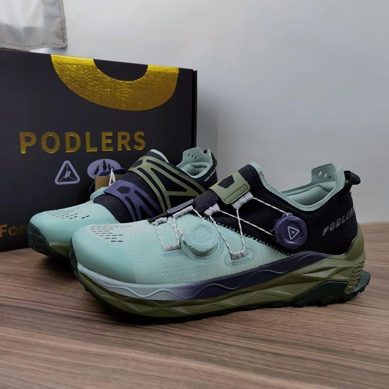 Original Marken-Designer Breite Fuß Stoßdämpfend Offroad Gehen Joggen Schuh Bequem Anti-Rutsch Schnellverschluss Laufen