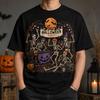 DJ Hip Hop Music And Skull Print Halloween T Shirts For Men Funny Party
