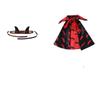 Breathable Dog Bat Cloak Set Adjustable Fit Halloween Dog Clothes Cat Cosplay Cloak  Themed Party