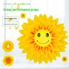 Smiley Face Sunflower Multi-layered Dancing Props