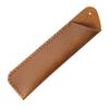 Genuine Leather Retro Pen Case - Handmade First Layer Cowhide Pencil Bag, Creative Gift Protective Cover