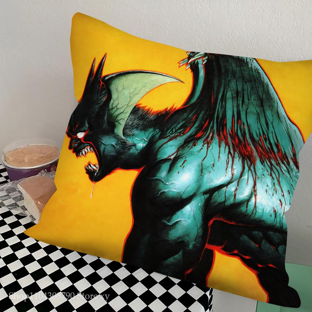Anime Devilman Crybaby Kissenbezug Quadratisches Kissen Schlafzimmer Sofa Freizeit Komfort Kissen Auto Wohnzimmer Heimdekoration