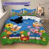 3pcs Bear, Bunny Bedding Set, Suitable for Bedroom Decoration, (Includes 1 Duvet Cover And 2 Pillowcases, Quilt Not Included) Yy250822181