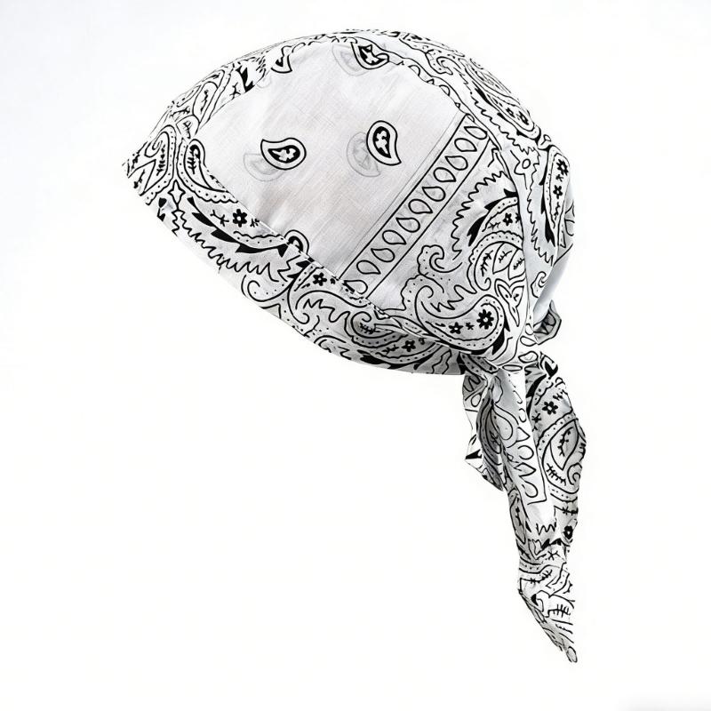 Multifunctional Headwear Pirate Style Bandana Cap for Sun Shielding Cycling Hiking Running Easy Wear as Hat or Scarf