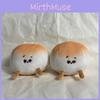 Cute Ins Style Mini Bun Plush Keychain Soft And Squishy Backpack Accessory For Kids