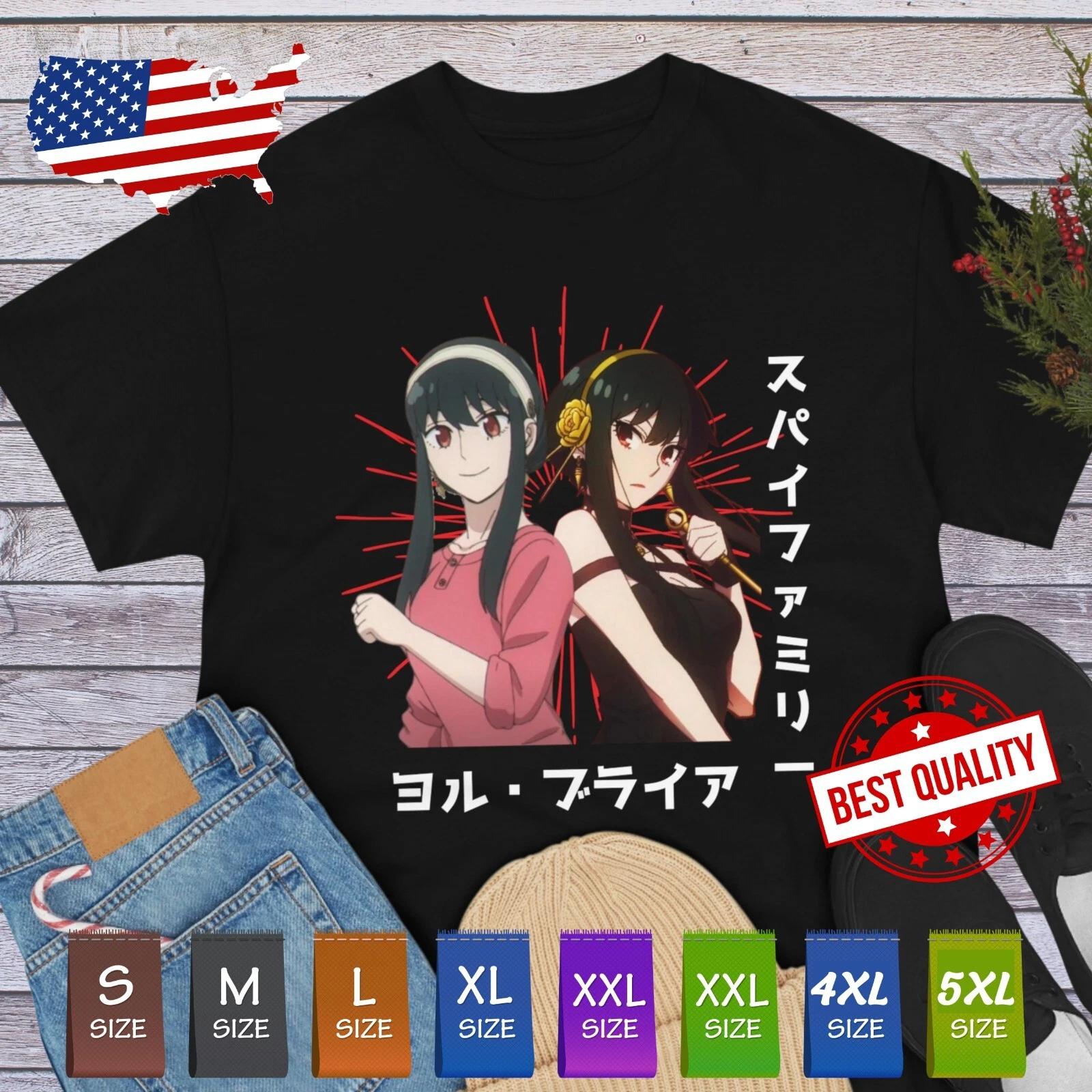 

Yor Forger Waifu T Shirt Tee Spy x Family Anime tee Manga Cosplay Clothing Anya S