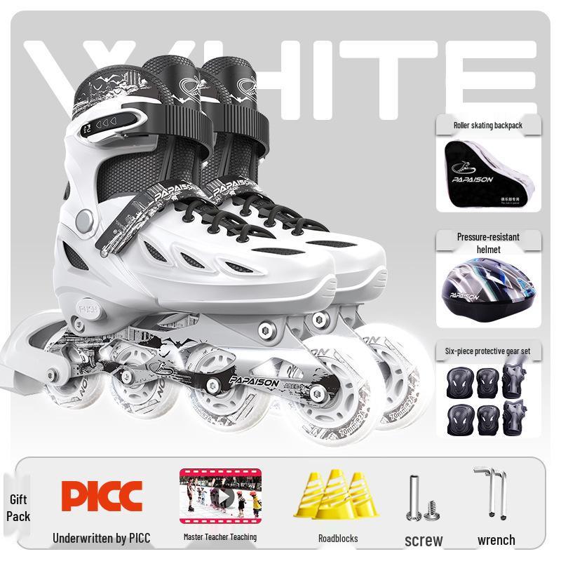 Flashing Roller Skates for Beginners: Adults & Kids, Boys & Girls, Professional Quality