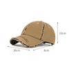 Rouge Baseball Cap Men's Spring Summer Cotton Cap Soft Top Sunshade Hat