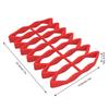Grill Turkey Rack Silicone Roasting Rack for Baking Steaming Cooking Non Stick Easy to Clean Heat Resistant Cooling Rack