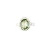 Natural Green Amethyst Gemstone 925 Sterling Silver Jewelry Handmade Ring Gift RR-28-12