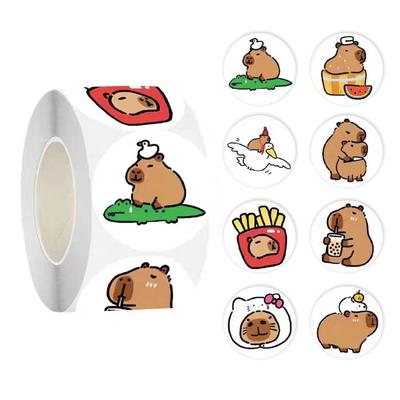 Popular Capybara Decorative Tape Sticker Children Art Project Adhesive Stickers Creative Craft Activity Supply 1Roll