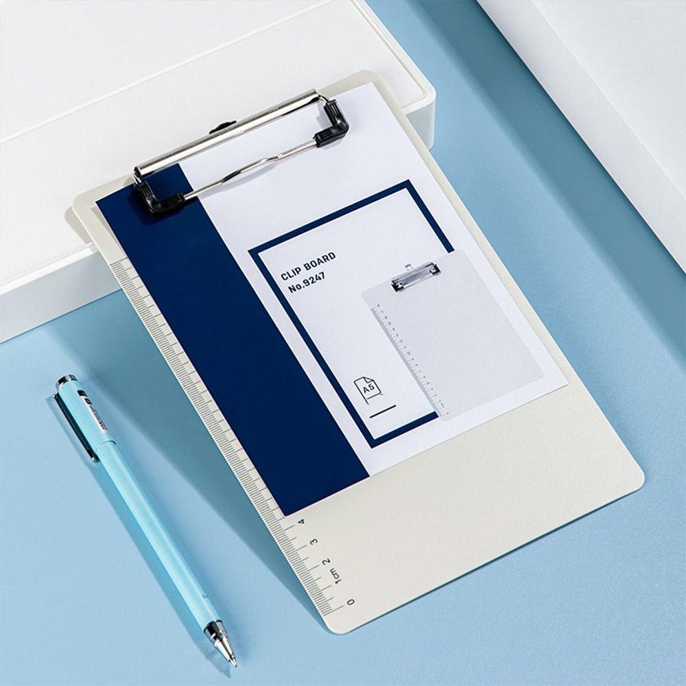 A4/A5 Writing Splint Plastic Writing Clipboard Multifunctional File Folder Clipboard  School Office