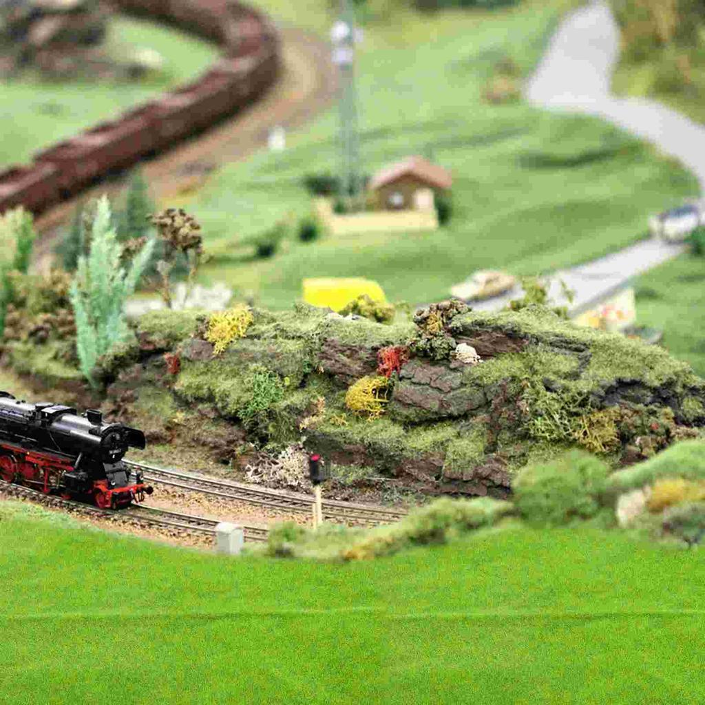 25X25Cm Artificial Turf Decor Model Building Material Diy Fake Lawn Adorn Mini Landscape Scenery Plastic Grass Mat Sand Table