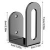 2pcs Pot Lid Holders Inside Cabinet Wall Mount Pot Lid Hanger No Drilling Adhesive Vertical Cookware Storage Rack For Kitchen