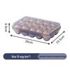 Shockproof Outdoor Egg Storage Box - Shatterproof, Transparent Plastic Tray for Camping and Refrigerator Use